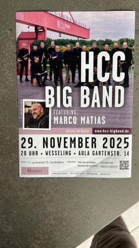 Tickets für HCC Big Band   featuring Marco Matias am 29.11.2025 - Karten kaufen